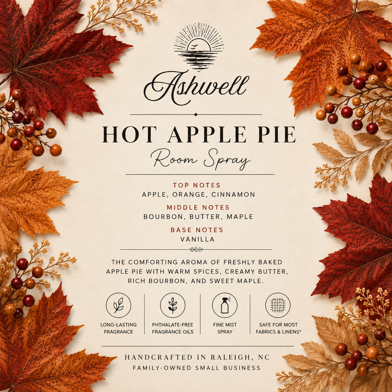 Hot Apple Pie Room & Linen Spray (4oz)