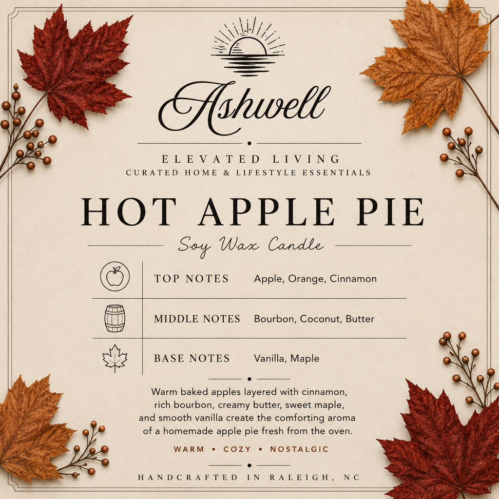 Hot Apple Pie (10oz Soy Candle)