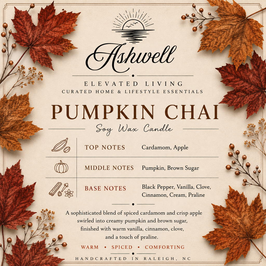 Pumpkin Chai (10oz Soy Candle)